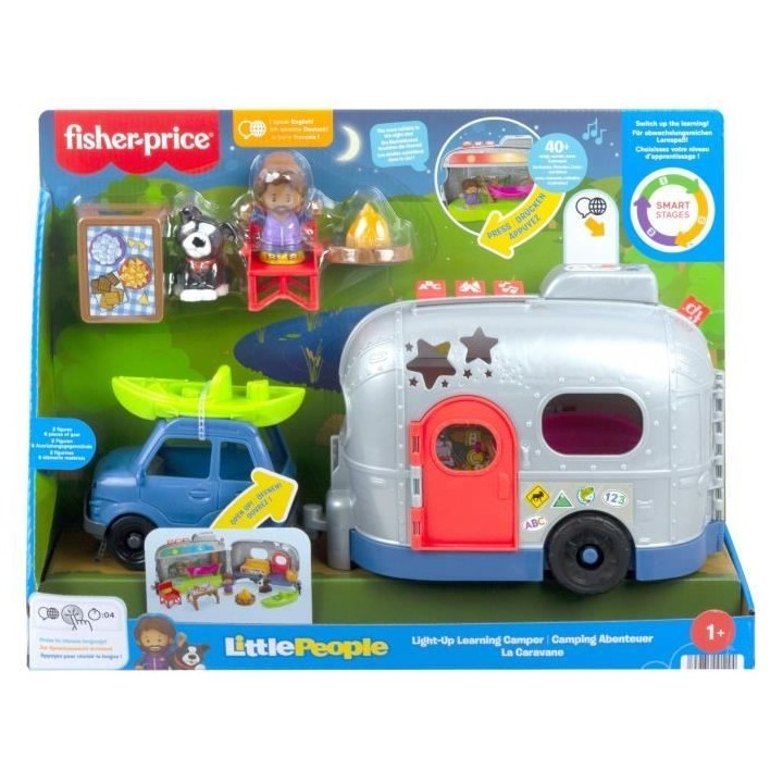 Fisher-Price - Little People - Caravane D'Apprentissage Lumineuse - Jo