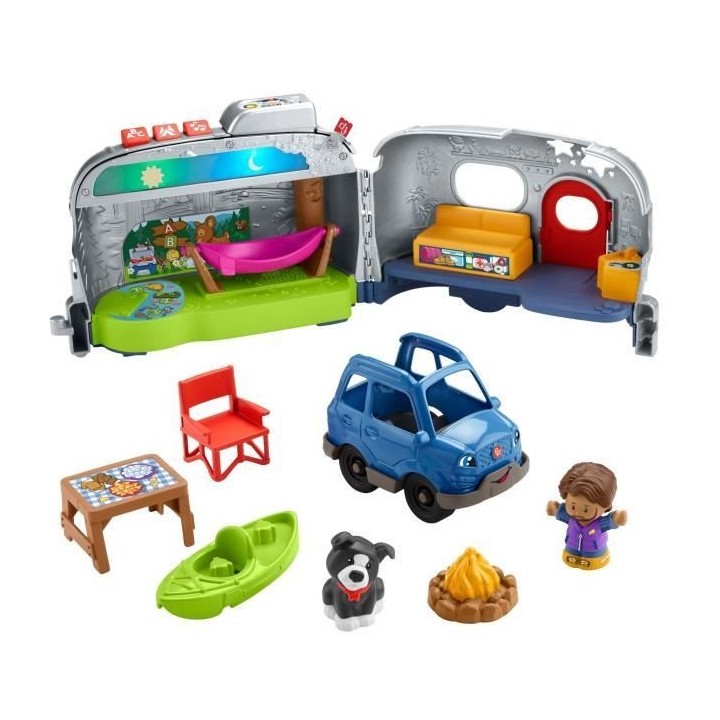 Fisher-Price - Little People - Caravane D'Apprentissage Lumineuse - Jo