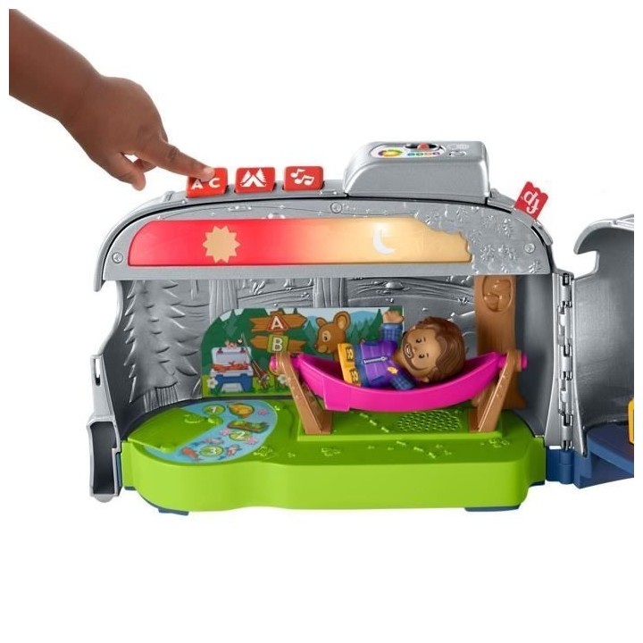Fisher-Price - Little People - Caravane D'Apprentissage Lumineuse - Jo