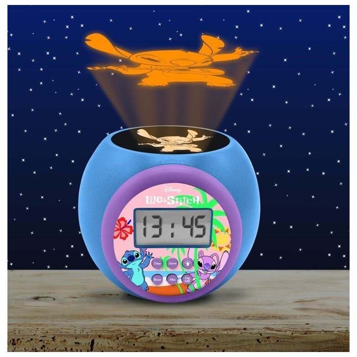 Réveil Projecteur Stitch