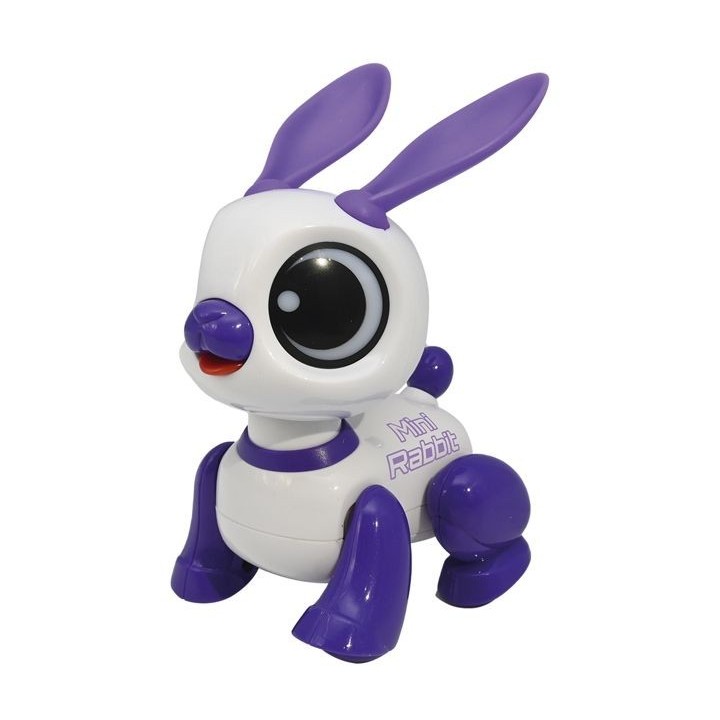 Power Rabbit Mini - Robot lapin avec effets lumineux et sonores, contr