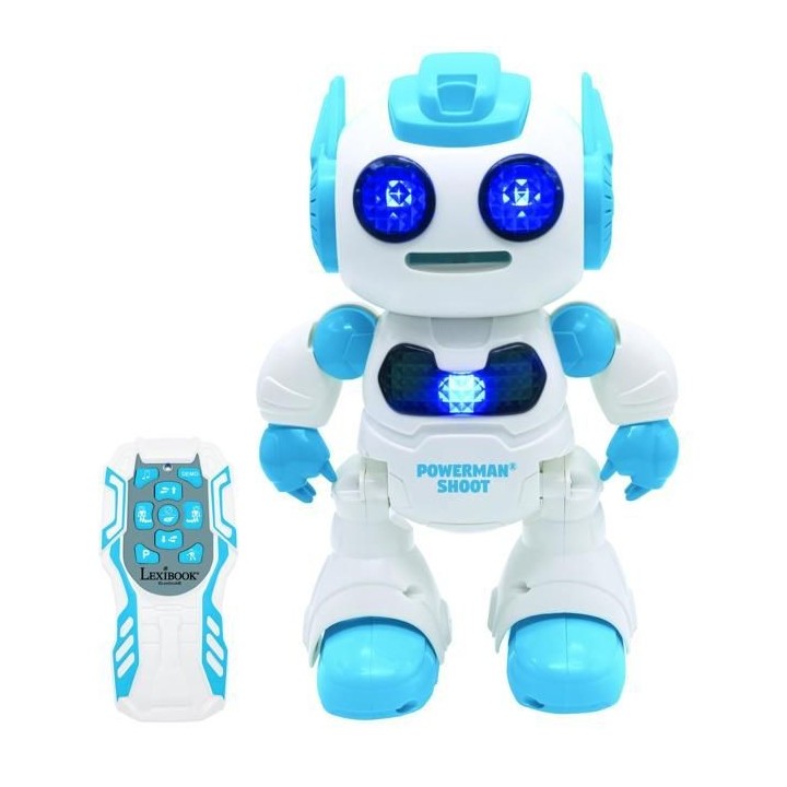 Powerman Shoot Robot Programmable avec Dance, Musique, démo – Tél