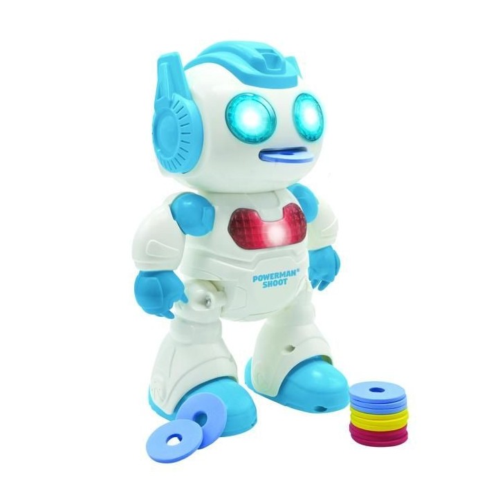 Powerman Shoot Robot Programmable avec Dance, Musique, démo – Tél
