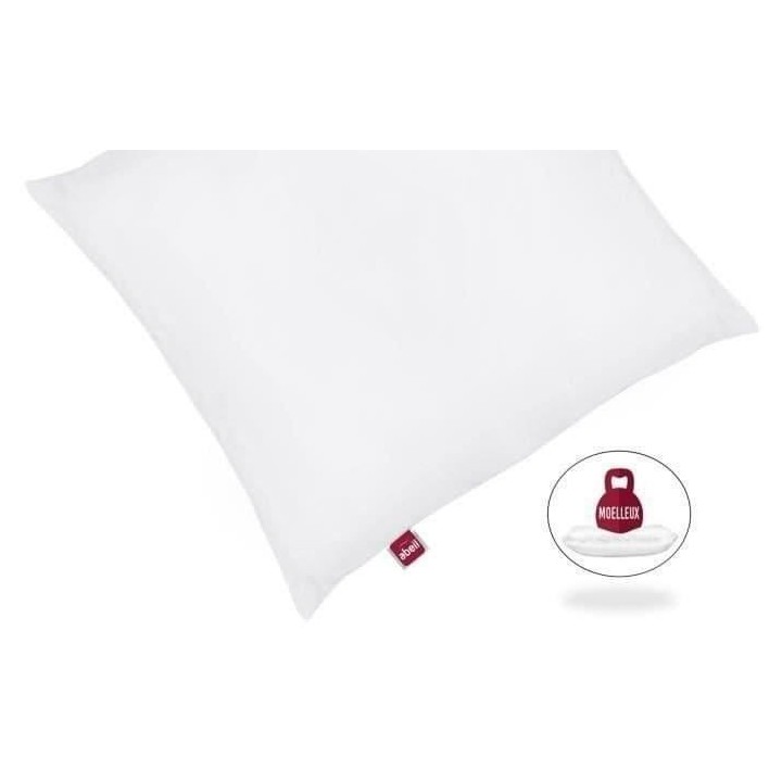 ABEIL Lot de 2 Oreillers moelleux ICEBERG 60x60cm