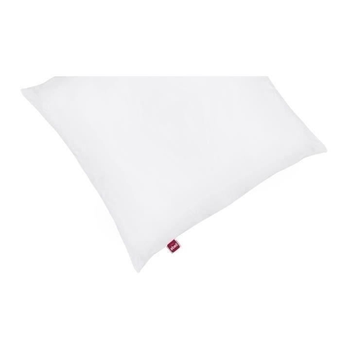 ABEIL Lot de 2 Oreillers Douceur - 60 x 60 cm - Blanc