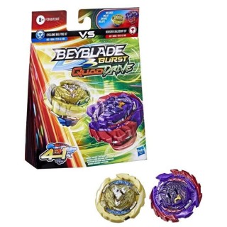 BEYBLADE - Burst QuadDrive - Dual Pack Cyclone Belfyre B7 Berserk Bald