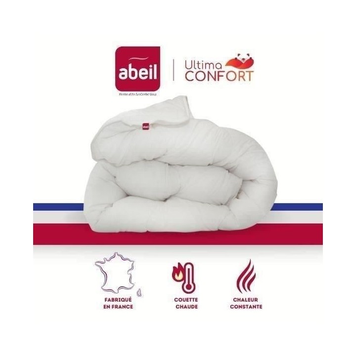 ABEIL Couette chaude 450gr/m² Ultima Confort - 200 x 200 cm