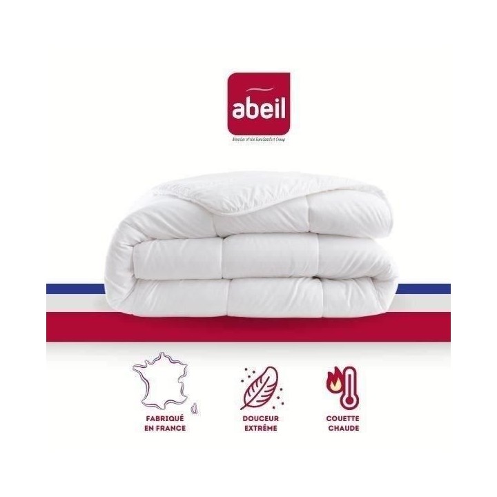 Couette chaude 400gr/m² Douceur Auvergnate - 220 x 240 cm - 2 personn