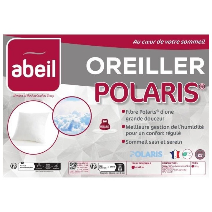 ABEIL Oreiller Polaris 60 x 60 cm