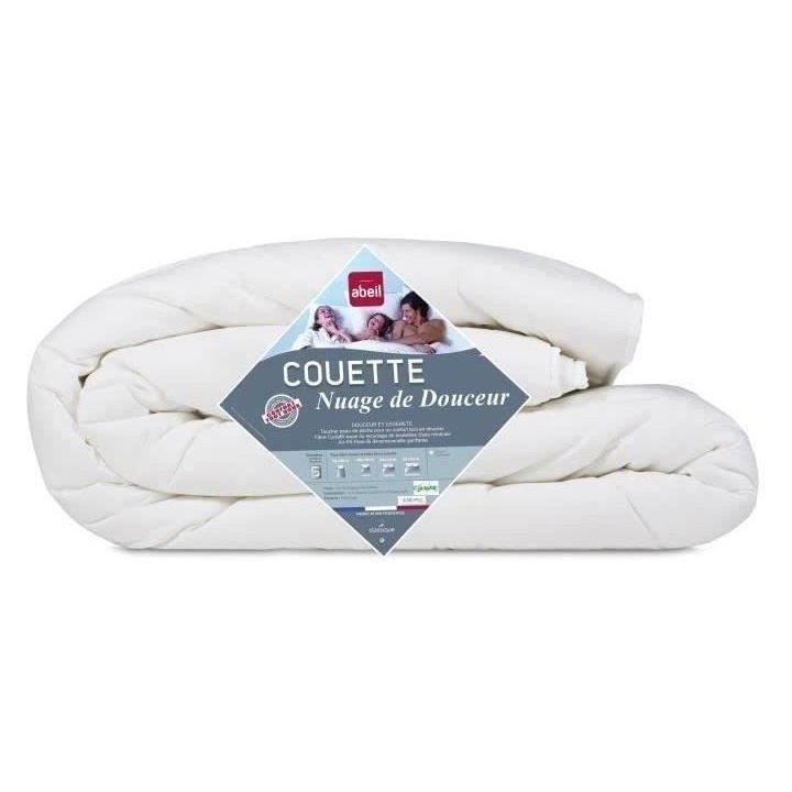 ABEIL Couette légere NUAGE de DOUCEUR 200x200 cm blanc