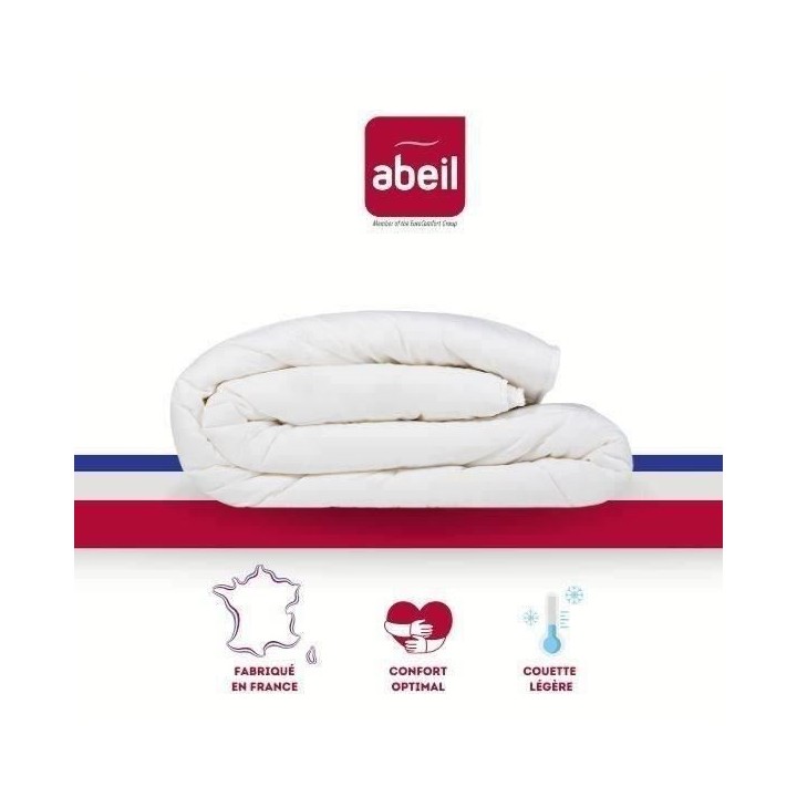 ABEIL Couette légere NUAGE de DOUCEUR 240x260 cm blanc