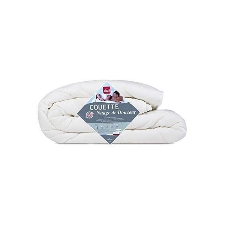 ABEIL Couette légere NUAGE de DOUCEUR 240x260 cm blanc