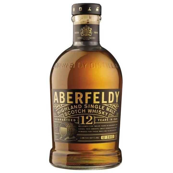 Aberfeldy 12 ans Whisky Single Malt 70 cl - 40°