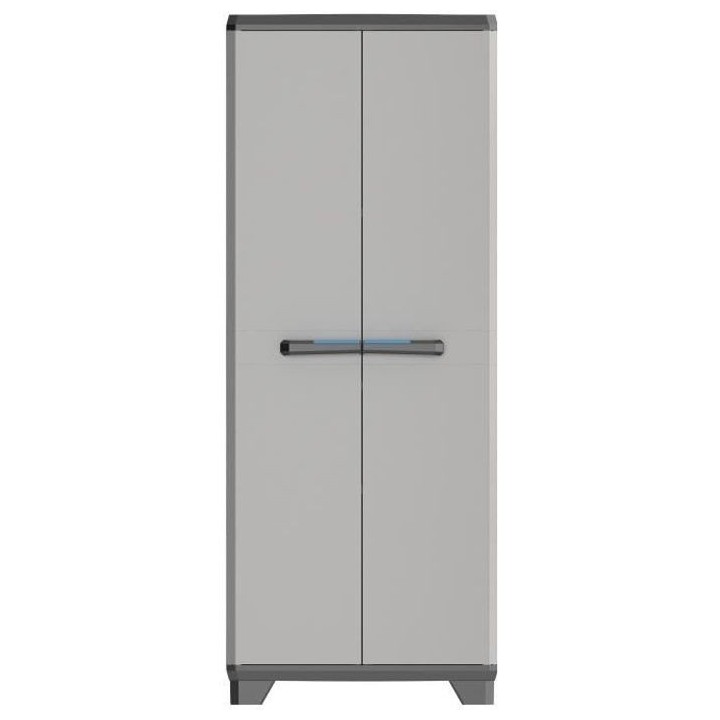 Armoire de rangement haute KETER LINEAR - Noir / Gris - 68 x 39 x 173