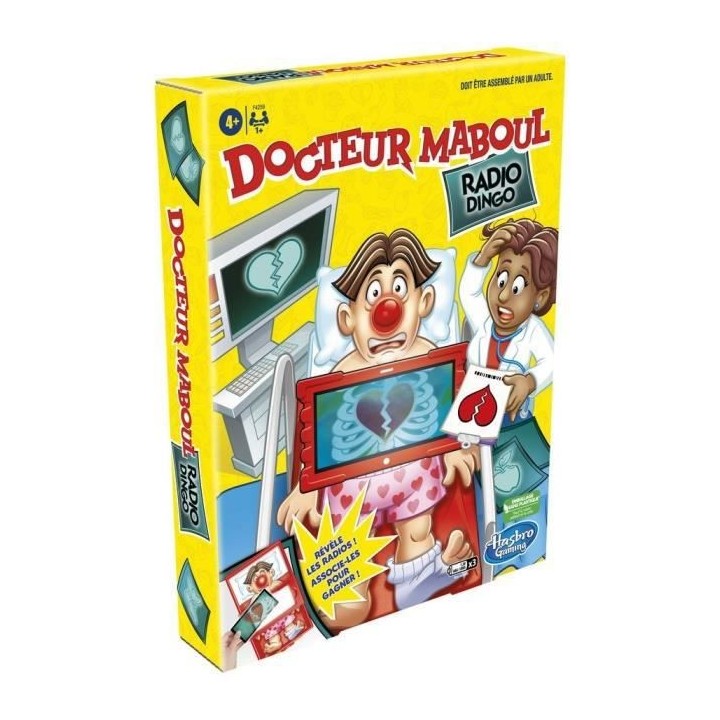 DOCTEUR MABOUL - Radio Dingo - Jeu de plateau pour enfants, des 4 ans