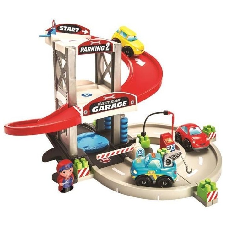 Garage - ECOIFFIER - Garage Abrick - Deux voitures - Dépanneuse - Jou