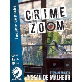 Crime Zoom : Oiseau de Malheur - Asmodee - Jeu d'enquete - Des 14 ans