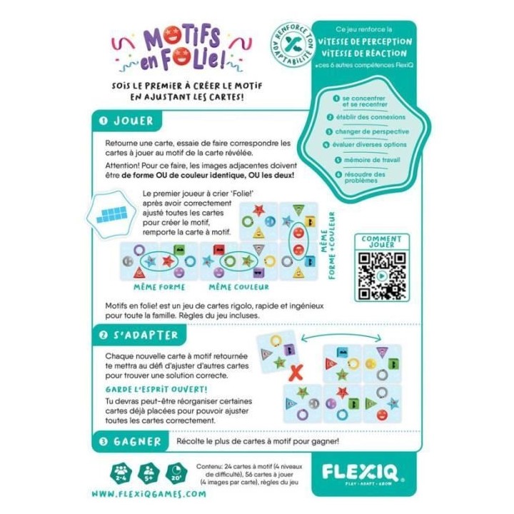 Motifs en Folie - Asmodee - Jeu amusant pour développer son sens de l