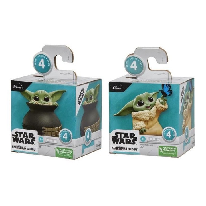 STAR WARS - The Mandalorian - Pack de 2 Figurines Grogu 6