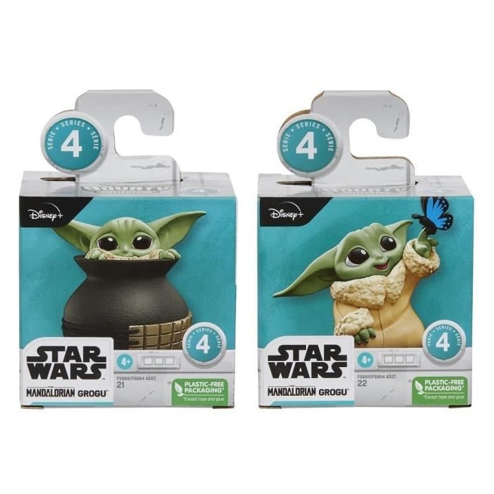 STAR WARS - The Mandalorian - Pack de 2 Figurines Grogu 6