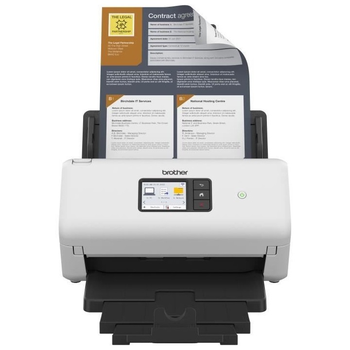 Scanner de documents bureautique recto-verso BROTHER ADS-4500 - 70 ppm