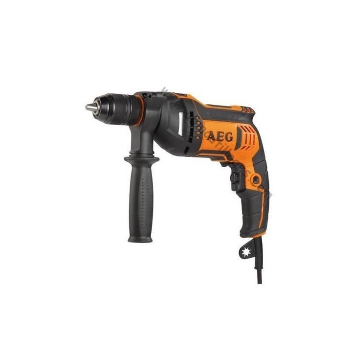 Perceuse a percussion électrique AEG 750W 1 vitesse SBE 750 RE - A pe