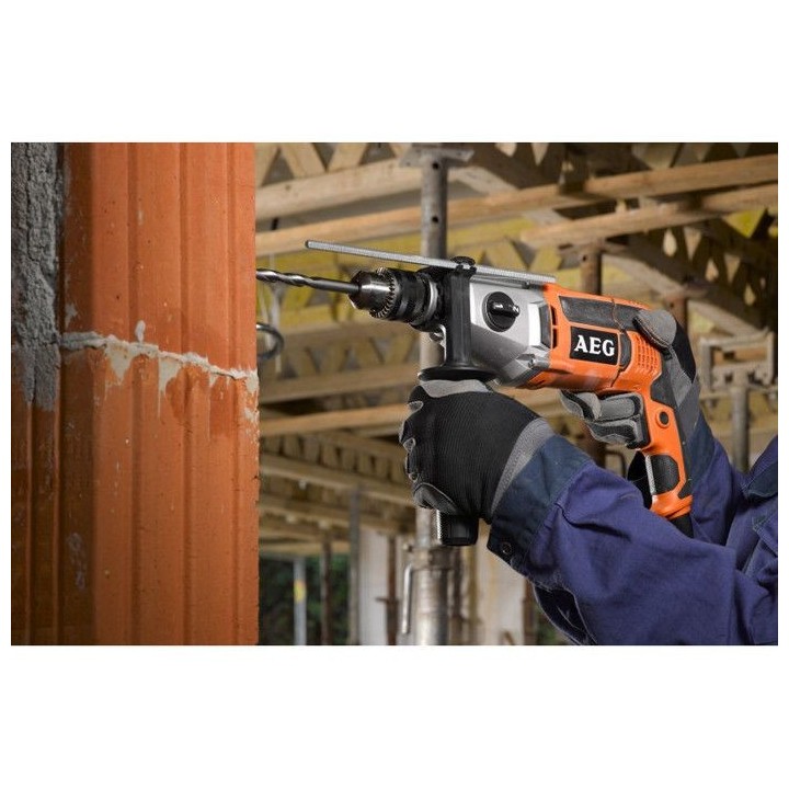 Perceuse a percussion électrique AEG 1100W 2 vitesses SB2E 1100 RV
