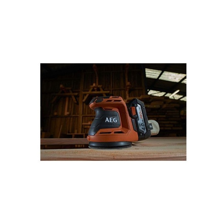 Ponceuse excentrique AEG BEX18-125-0 - 18V - Vitesse de rotation 7000-