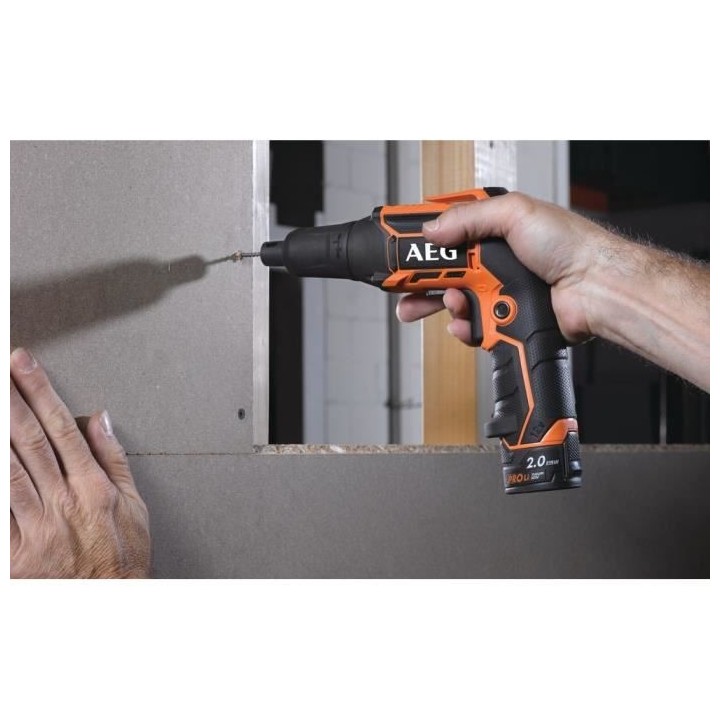 Visseuse plaquiste AEG 12V Li-ion - 2 batteries 2.0Ah - 1 chargeur - B