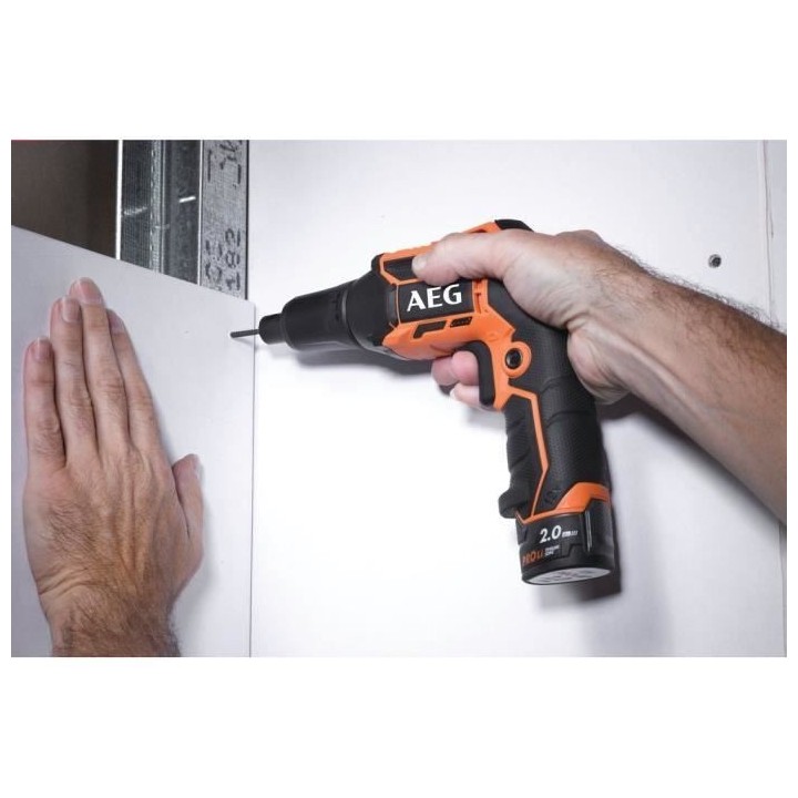 Visseuse plaquiste AEG 12V Li-ion - 2 batteries 2.0Ah - 1 chargeur - B