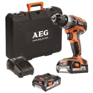 Perceuse-visseuse a percussion compacte - AEG - 18V - 50 Nm +2 batt. a