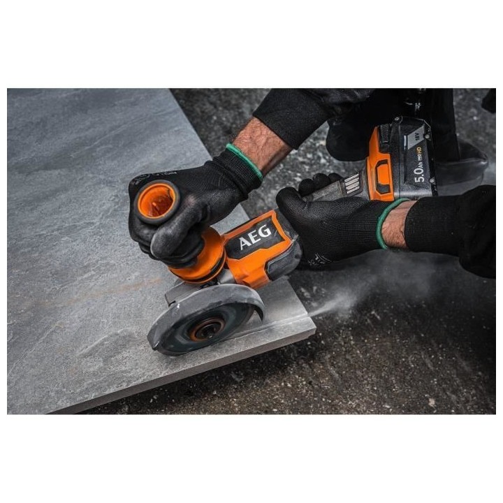 Meuleuse AEG Brushless 18V 125mm BEWS 18-125BL-502C - 2 batteries 5,0A