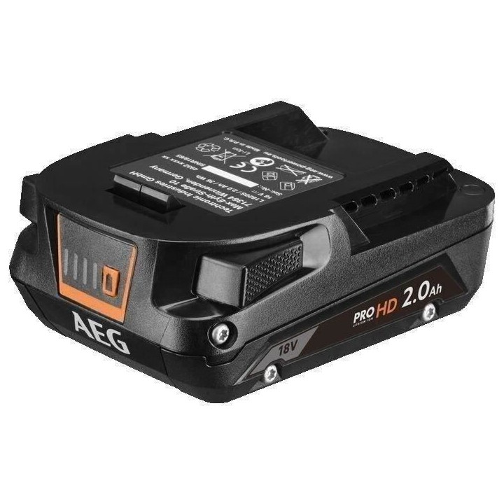 Batterie Pro lithium 18V 2,0 Ah - AEG POWERTOOLS - L1820SHD - technolo