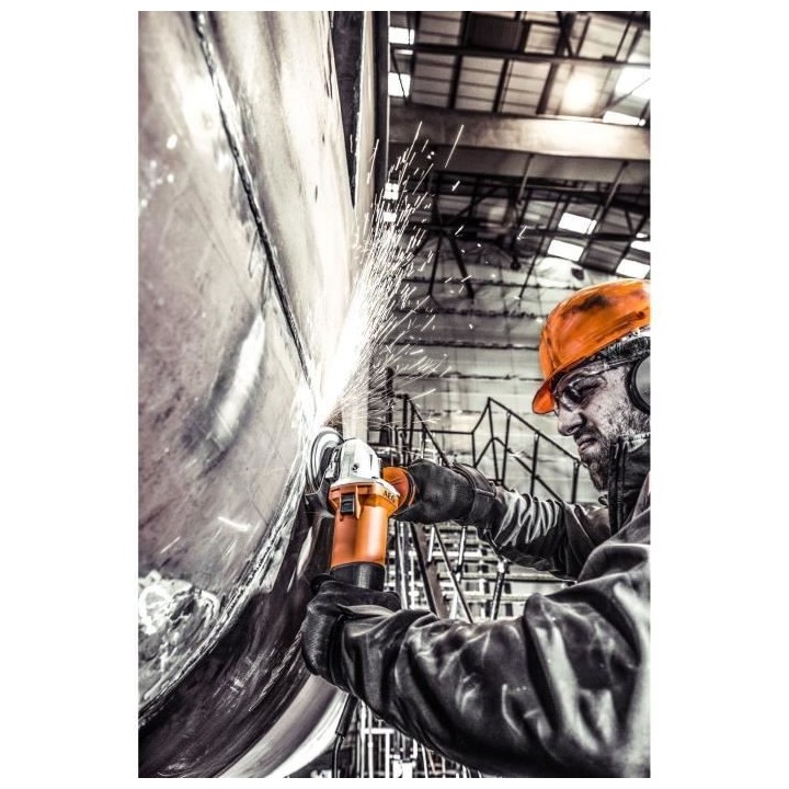 Meuleuse - AEG - 125 mm - 1000 W - 8 disques offerts ( 1 disque a éba