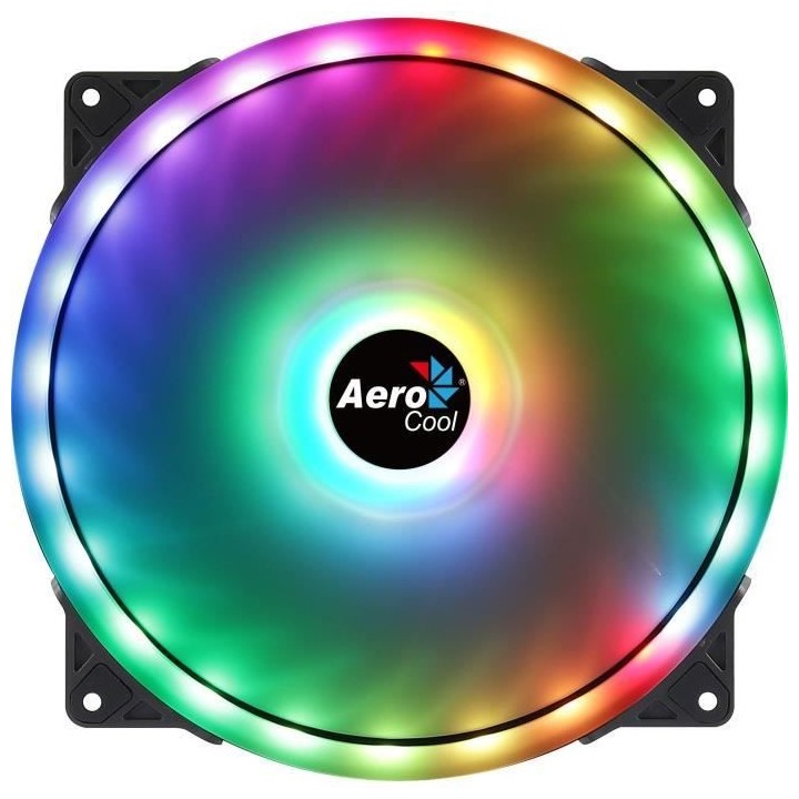 AEROCOOL - Duo 20 ARGB 6pins - Ventilateur 200mm pour boitier