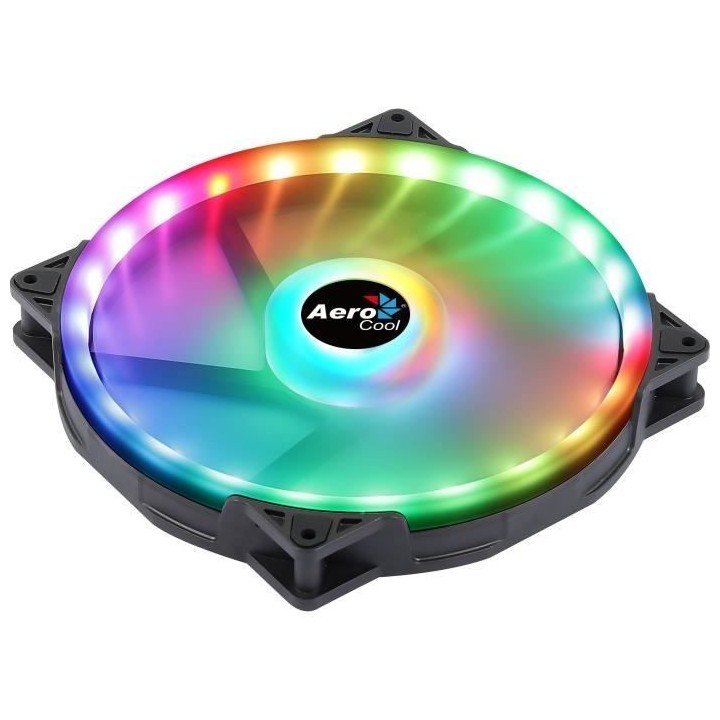 AEROCOOL - Duo 20 ARGB 6pins - Ventilateur 200mm pour boitier