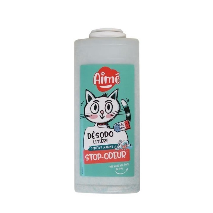 AIME Désodorisant pour litiere marine 700ml - Pour chat