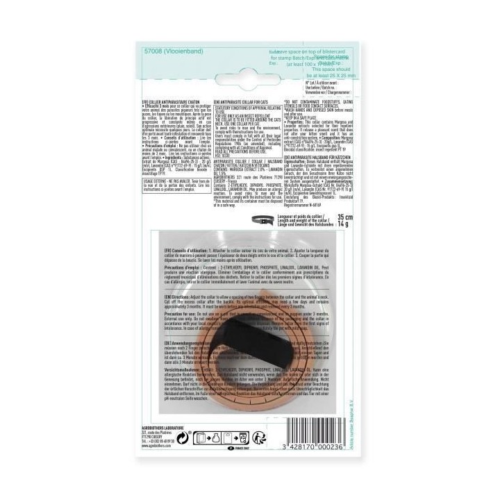 VETOCANIS Collier Anti-Puces et Anti-tiques Chaton