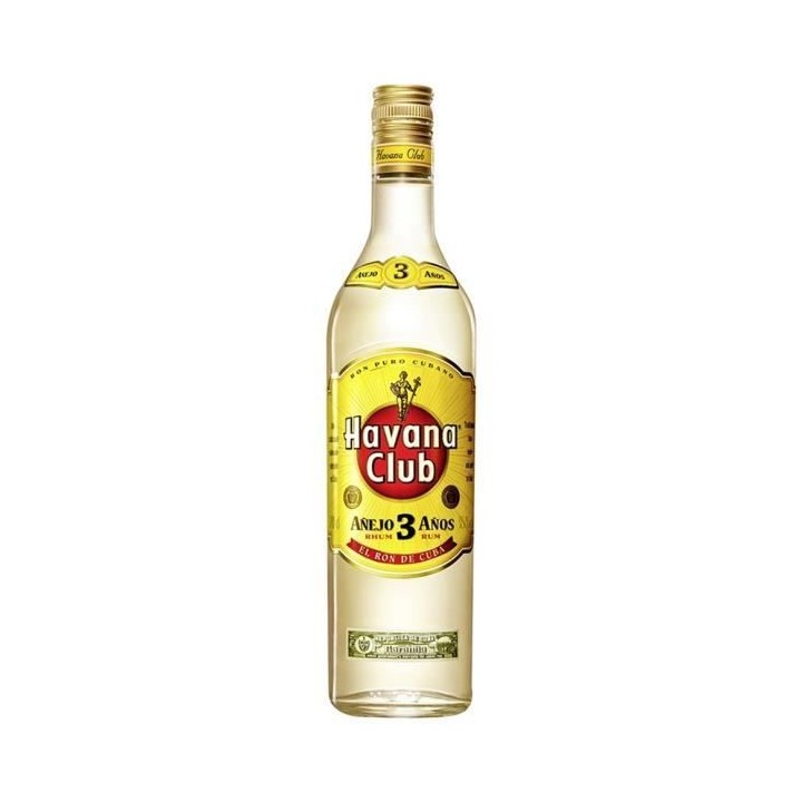 Rhum blanc Havana Club 3 ans 37.5° - 70cl