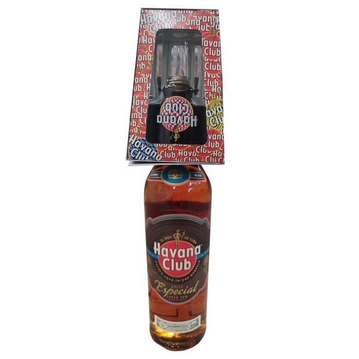 Rhum Havana Club especial - Rhum ambré - 37,5° - 70 cl + Verre offer
