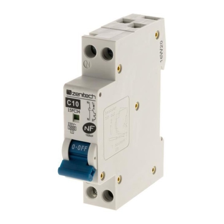 Disjoncteur ZENITECH PH/N  10A NF