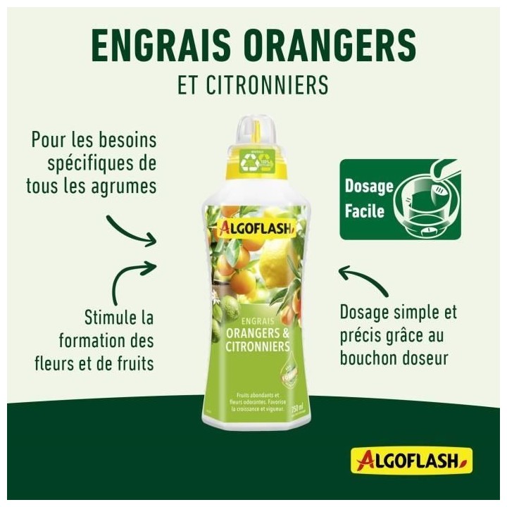 Engrais Orangers et Citronniers 750 mL