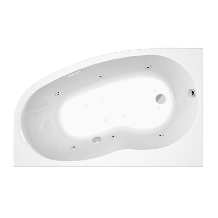 ALLIBERT BATH & DESIGN Baignoire balnéo ELBA DUO DROITE ESSENTIA - ma