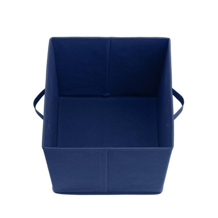 COMPO Boîte de rangement/tiroir pour meuble en tissu 27x27x28 cm - Bl