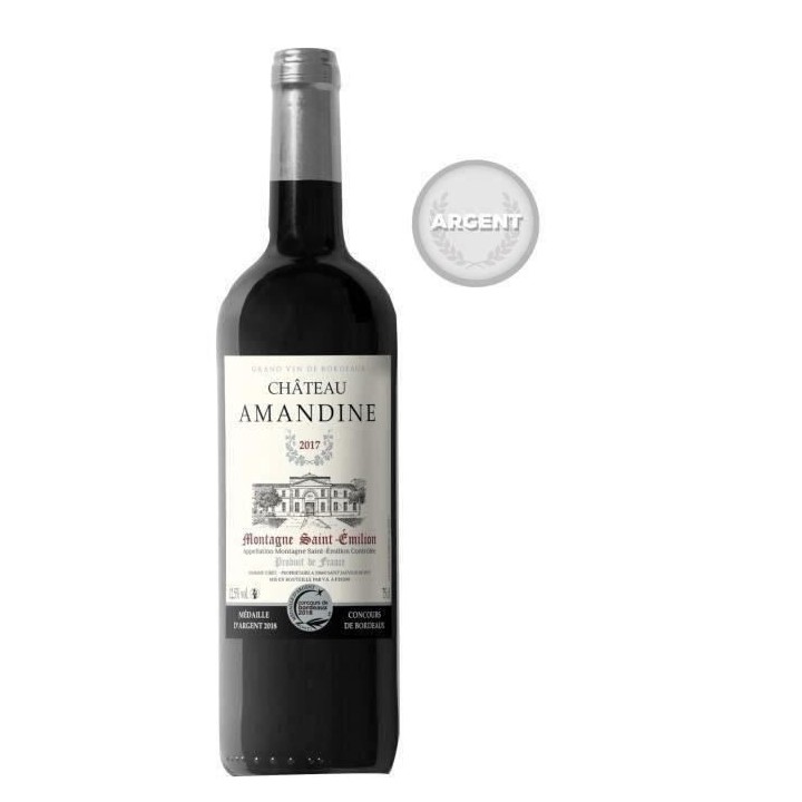 Château Amandine 2017 Montagne Saint-Emilion - Vin Rouge du Bordelais