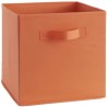 COMPO Boîte de rangement/tiroir pour meuble en tissu - 27x27x28 cm - Orange