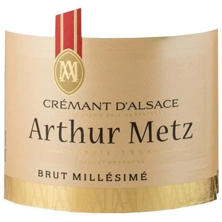 Arthur Metz Millésimé Brut - Crémant d'Alsace