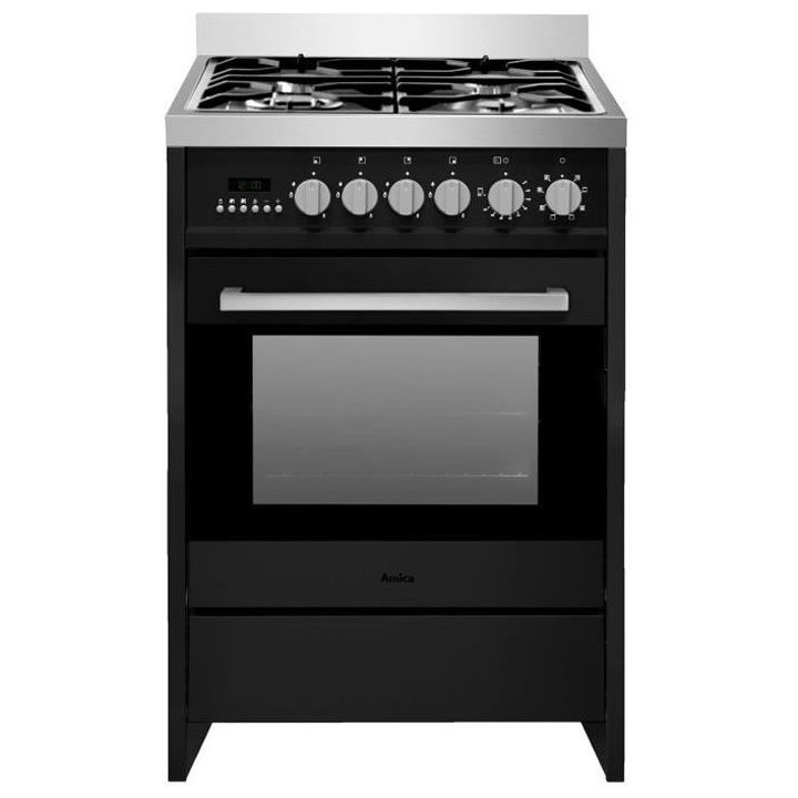 Cuisiniere mixte - AMICA - ACME2005N - 4 feux - 90-95 x 60 x 60 cm - N