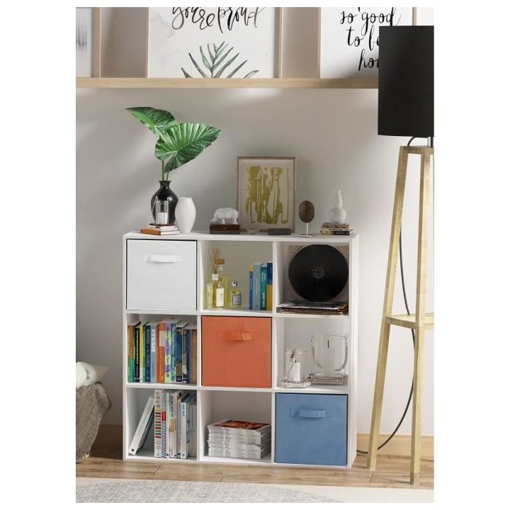 COMPO Boîte de rangement/tiroir pour meuble en tissu - 27x27x28 cm -