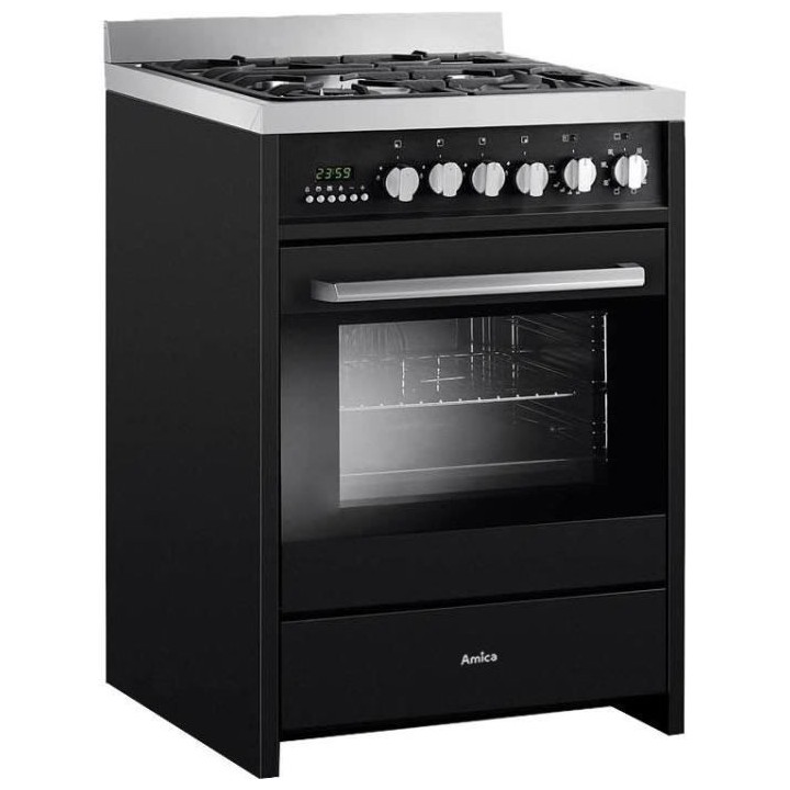 Cuisiniere mixte - AMICA - ACME2005N - 4 feux - 90-95 x 60 x 60 cm - N